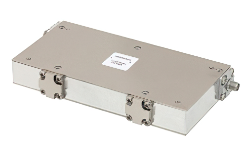双节隔离器，隔离度36 dB，1 GHz至2 GHz，10瓦，N型母头