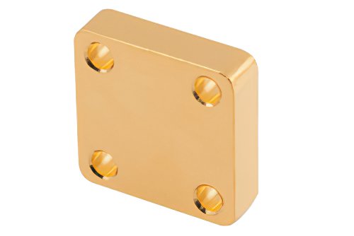 WR-28 波导短路板，UG-Cover 方盖法兰，5mm，铜