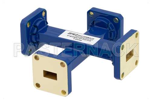 WR-34 十字交叉式波导耦合器，20 dB，UG-1530/U方盖法兰，22 GHz~33 GHz