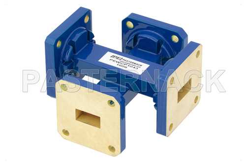 WR-51 十字交叉式波导耦合器，20 dB，方盖法兰，15 GHz~22 GHz