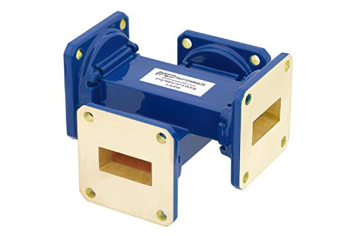WR-90 十字交叉式波导耦合器，50 dB，UG-39/U方盖法兰，8.2 GHz~12.4 GHz