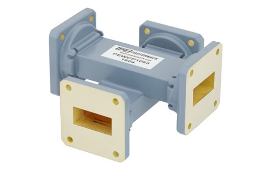 WR-112 十字交叉式波导耦合器，20 dB，UG-51/U方盖法兰，7.05 GHz~10 GHz