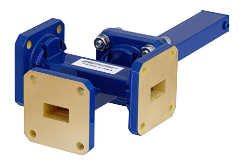 WR-51 十字交叉式波导耦合器，20 dB，3端口，方盖法兰，15 GHz至22 GHz，青铜