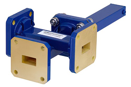 WR-51 十字交叉式波导耦合器，30 dB，3端口，方盖法兰，15 GHz至22 GHz，青铜