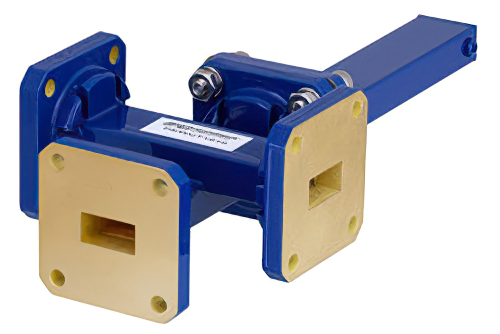 WR-51 十字交叉式波导耦合器，40 dB，3端口，方盖法兰，15 GHz至22 GHz，青铜