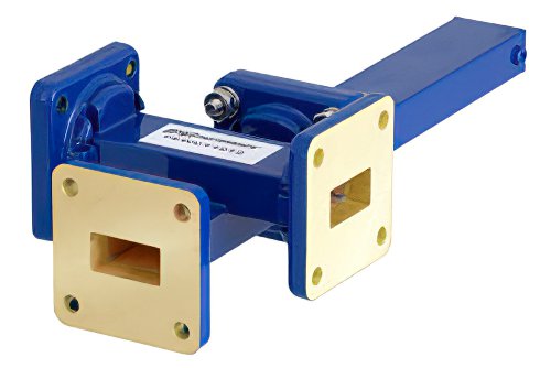 WR-62 十字交叉式波导耦合器，20 dB，3端口，UG-419/U方盖法兰，12.4 GHz至18 GHz，青铜