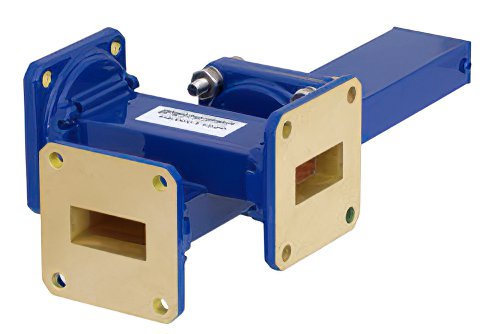 WR-90 十字交叉式波导耦合器，20 dB，3端口，UG-39/U方盖法兰，8.2 GHz至12.4 GHz，青铜