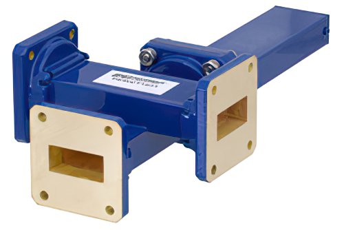 WR-112 十字交叉式波导耦合器，50 dB，3端口，UG-51/U方盖法兰，7.05 GHz至10 GHz，青铜