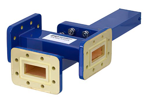 WR-112 十字交叉式波导耦合器，40 dB，3端口，CPR-112G法兰，7.05 GHz至10 GHz，青铜