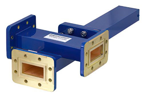 WR-137 十字交叉式波导耦合器，20 dB，3端口，CPR-137G 法兰，5.85 GHz至8.2 GHz，青铜