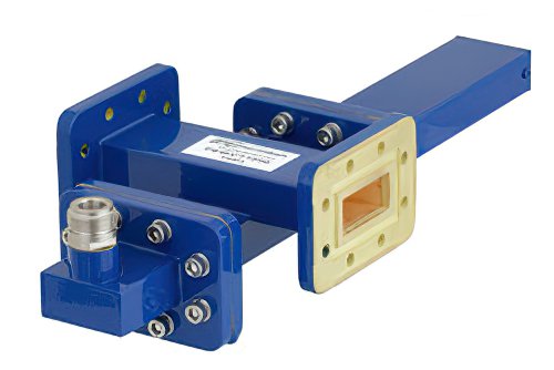 WR-112 十字交叉式波导耦合器，20 dB，CPR-112G法兰，耦合端口N型母头，7.05 GHz至10 GHz，青铜