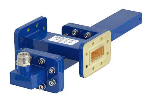 WR-112 十字交叉式波导耦合器，30 dB，CPR-112G法兰，耦合端口N型母头，7.05 GHz至10 GHz，青铜