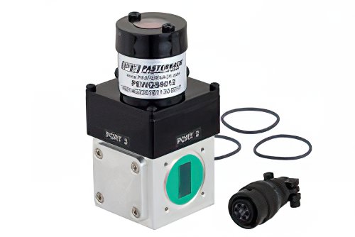 WR-75 波导机电式继电器单刀双掷闩锁开关，X、Ku频段，DC~15 GHz，3,500瓦，方盖法兰