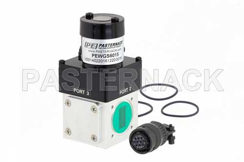 WR-75 波导机电式继电器单刀双掷闩锁开关，TTL，X、Ku频段，DC~15 GHz，3,500瓦，方盖法兰