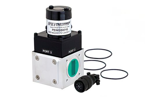 WR-90 波导机电式继电器单刀双掷闩锁开关，X频段，DC~12.4 GHz，5,000瓦，UG-39/U方盖法兰