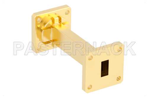 WR-51 仪表级直波导，3英寸，UBR180法兰，15 GHz ~ 22 GHz