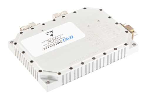 氮化镓（GaN）高功率双向放大器，C频段，5.125 GHz~5.875 GHz，饱和功率 10W，效率20%，切换时间2 µs，发射增益43 dB，自动感应SMA