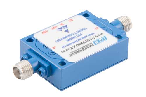 单刀双掷PIN二极管开关，工作频率500 MHz至18 GHz，高达+20 dBm，SMA