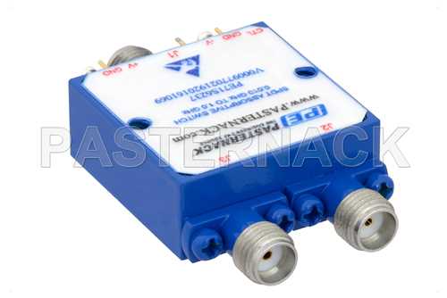 SPDT PIN二极管开关，工作频率为10 MHz至1,000 MHz，高达+20 dBm，SMA