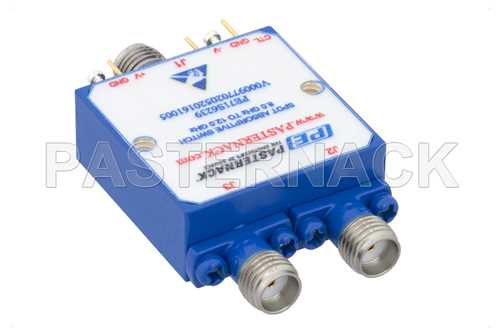 SPDT PIN二极管开关，工作频率为8 GHz至12 GHz，高达+20 dBm，SMA