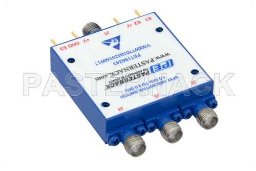 SP3T PIN二极管开关，工作频率为1 GHz至2 GHz，高达+20 dBm，SMA