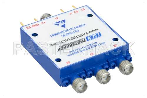 SP3T PIN二极管开关，工作频率为8 GHz至12 GHz，高达+20 dBm，SMA