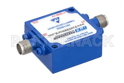 单刀双掷PIN二极管开关，工作频率8 GHz至12 GHz，高达+20 dBm，SMA