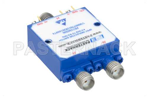 SPDT PIN二极管开关，工作频率为4 GHz至8 GHz，高达+20 dBm，SMA