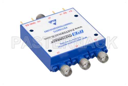 SP3T PIN二极管开关，工作频率为2 GHz至4 GHz，高达+20 dBm，SMA