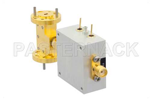 WR-10 PIN二极管单刀单掷波导开关，工作频率为75 GHz至110 GHz， W频段，带UG-387/U法兰