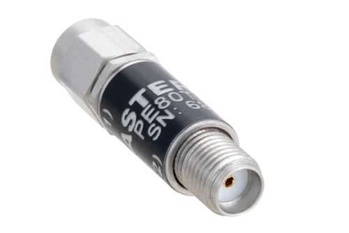 隧道二极管检波器，SMA，脉冲上升时间5 nsec，负视频输出，最大输入功率+17 dBm，100 MHz~4 GHz