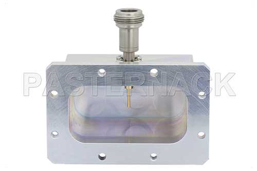 WR-229波导同轴转接头，CMR-229法兰转N型母头，工作频率为3.3 GHz至4.9 GHz，S-C频段