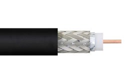 Flexible LMR-200-FR Fire Rated Coax Cable Double Shielded with Black FRPE Jacket
