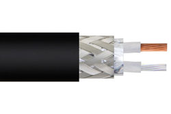 100 Ohm Flexible PE-S330 Twinax Cable Double Shielded with Black PVC Jacket