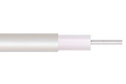 RG405 Tinned Coax Cable with Tinned Copper Outer Conductor in Coiled Sections
