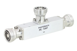 Low PIM 10 dB 7/16 DIN Unequal Tapper Optimized For Mobile Networks From 350 MHz to 5.85 GHz Rated to 300 Watts