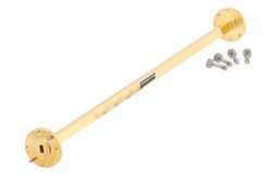 WR-22 Instrumentation Grade Straight Waveguide Section 12 Inch Length, UG-383/U Round Cover Flange from 33 GHz to 50 GHz