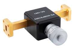 0 to 180 Degree WR-28 Waveguide Phase Shifter, From 26.5 GHz to 40 GHz, With a UG-599/U Flange