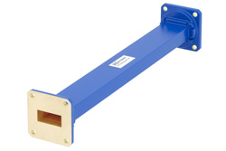 WR-90 商用级直波导，9英寸，UG-39/U法兰，8.2 GHz ~ 12.4 GHz