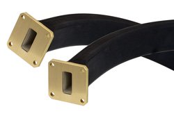 WR-90 可扭软波导，12英寸，UG-39/U 方盖法兰，工作频率8.2 GHz至12.4 GHz
