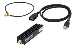 USB频率合成器模块，锁相环（PLL），输出频率为24 GHz至27 GHz，SMA
