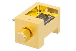 WR-10波导下变频混频器，75 GHz至110 GHz，IF频率为直流至18 GHz，LO功率为+13 dBm，UG-387/U型法兰，W频段
