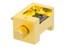 WR-15波导上变频混频器，50 GHz至75 GHz，IF频率为直流至18 GHz，LO功率为+13 dBm，UG-385/U型法兰，V频段