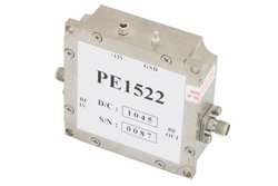 15 dBm P1dB, 4 GHz to 8 GHz, Gain Block Amplifier, 26 dB Gain, 3 dB NF, SMA