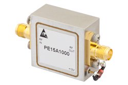 1.5 dB NF, 10 dBm Psat, 1 GHz to 2 GHz, Low Noise Amplifier, 35 dB Gain, SMA