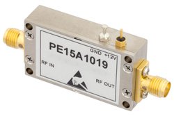 40 dB Gain, 25 dBm IP3, 0.8 dB NF, 11 dBm P1dB, 1 GHz to 2 GHz, Low Noise High Gain Amplifier SMA