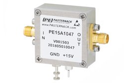 50 dB Gain, 24 dBm, IP3, 2.2 dB NF, 14 dBm P1dB, 0.03 MHz to 600 MHz, Low Noise Amplifier, SMA