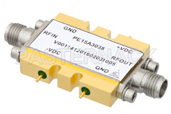 18 dBm P1dB, 2 GHz to 35 GHz, Medium Power Broadband Amplifier, 12 dB Gain, 2.92mm