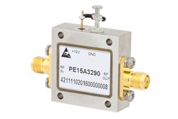 2.5 dB NF, 13 dBm P1dB, 2 GHz to 8 GHz, Low Noise Broadband Amplifier, 14 dB Gain, SMA
