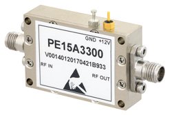 43 dB Gain, 20 dBm IP3, 2 dB NF, 12 dBm P1dB, 26.5 GHz to 40 GHz, Low Noise Amplifier, 2.92mm